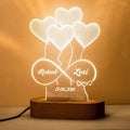3D Illusion Personalized LED Lamp
