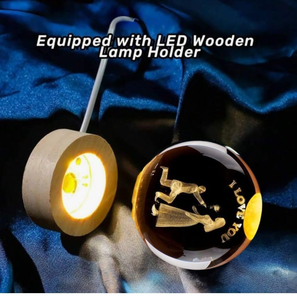 Desidiya 3D Crystal Love You Lamp
