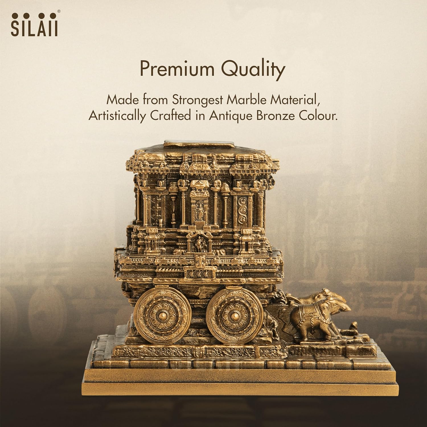 Hampi Stone Chariot Sculpture