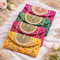 Jaipur Ace Women Ethnic Embroidered Clutch Bag