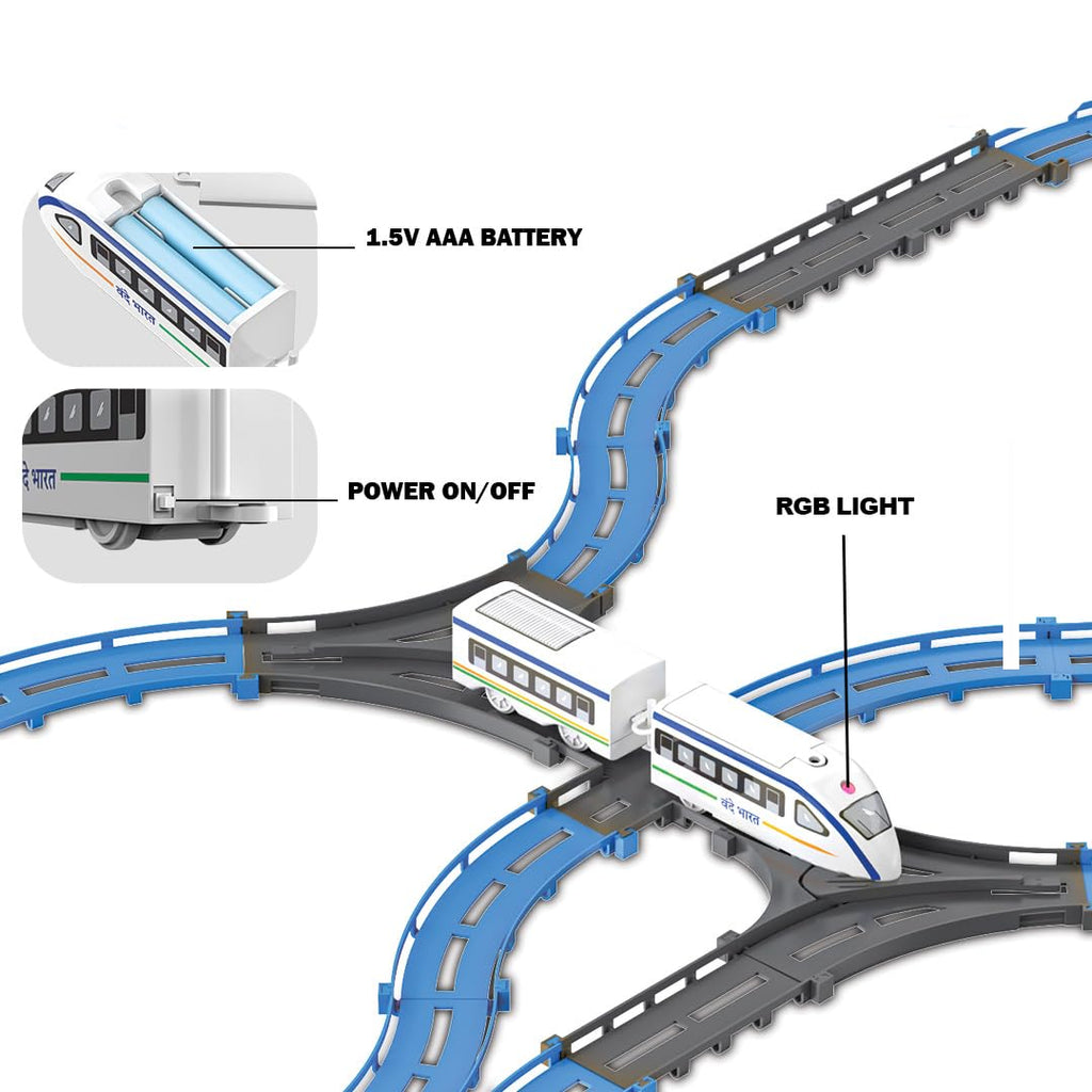 Mirana Vande Bharat Bullet Train Toy Set for Kids
